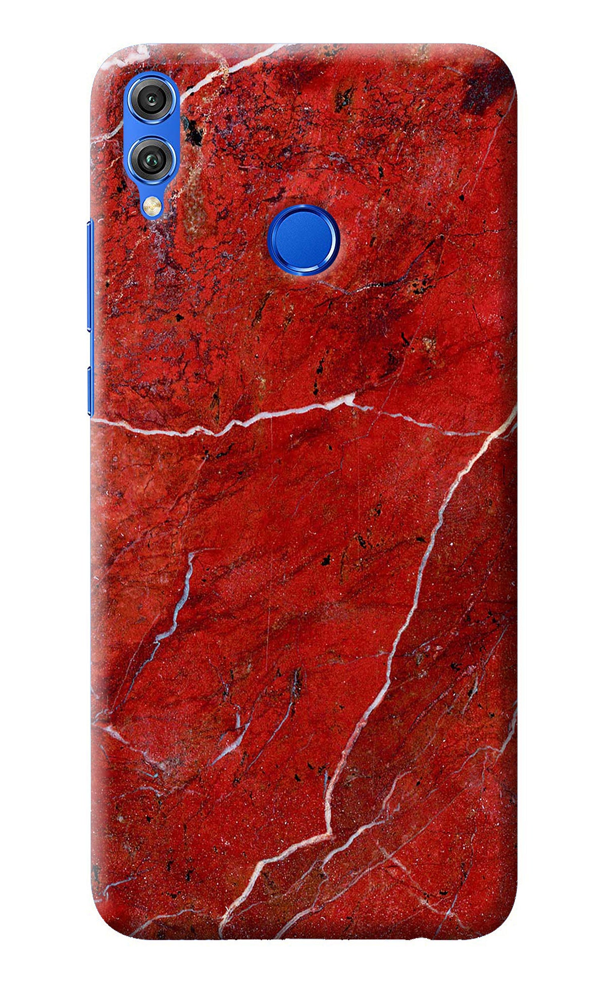 Red Marble Design Honor 8X Back Cover