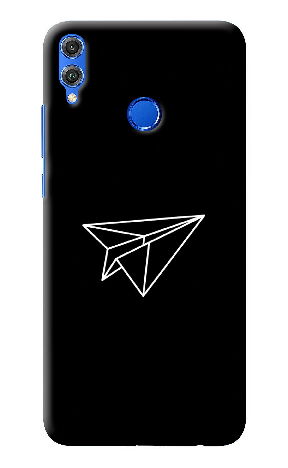 Paper Plane White Honor 8X Back Cover