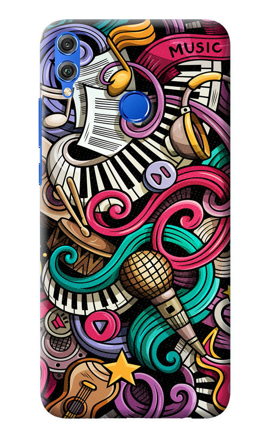 Music Abstract Honor 8X Back Cover