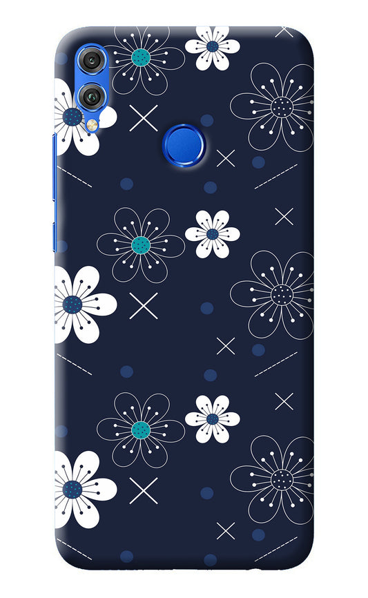 Flowers Honor 8X Back Cover