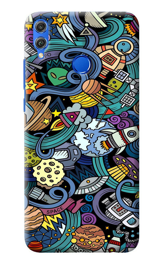 Space Abstract Honor 8X Back Cover