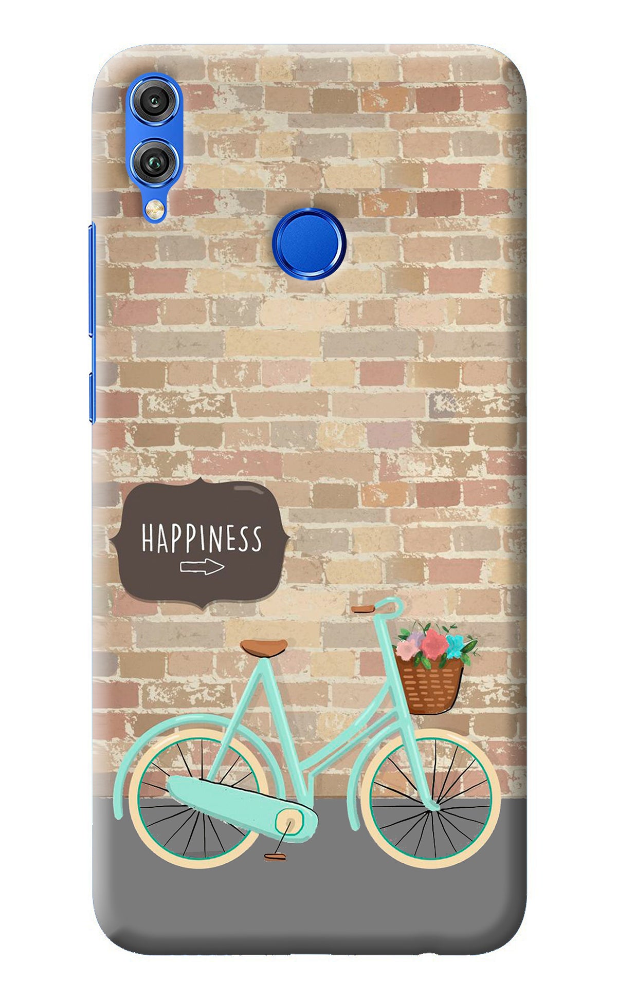 Happiness Artwork Honor 8X Back Cover