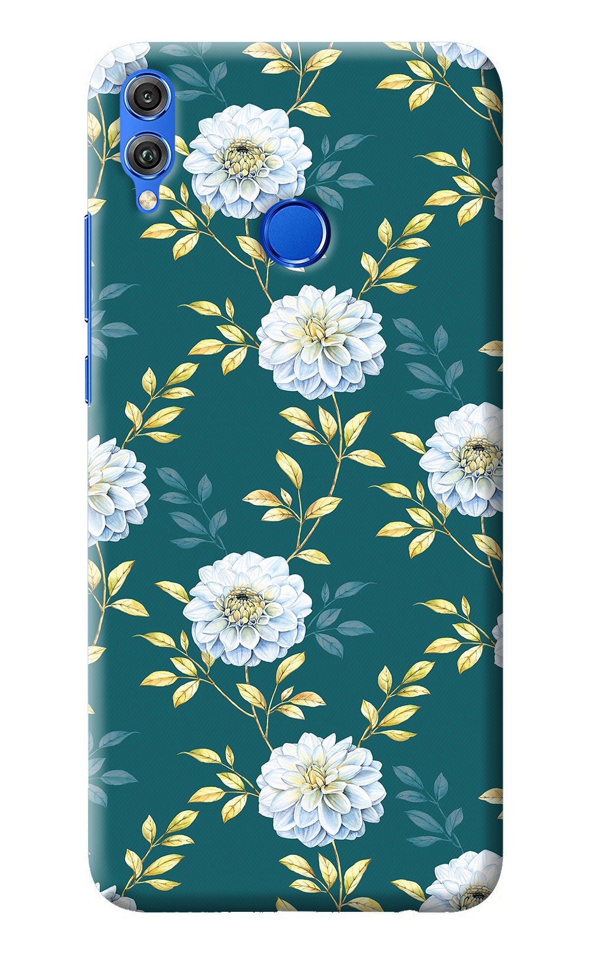 Flowers Honor 8X Back Cover