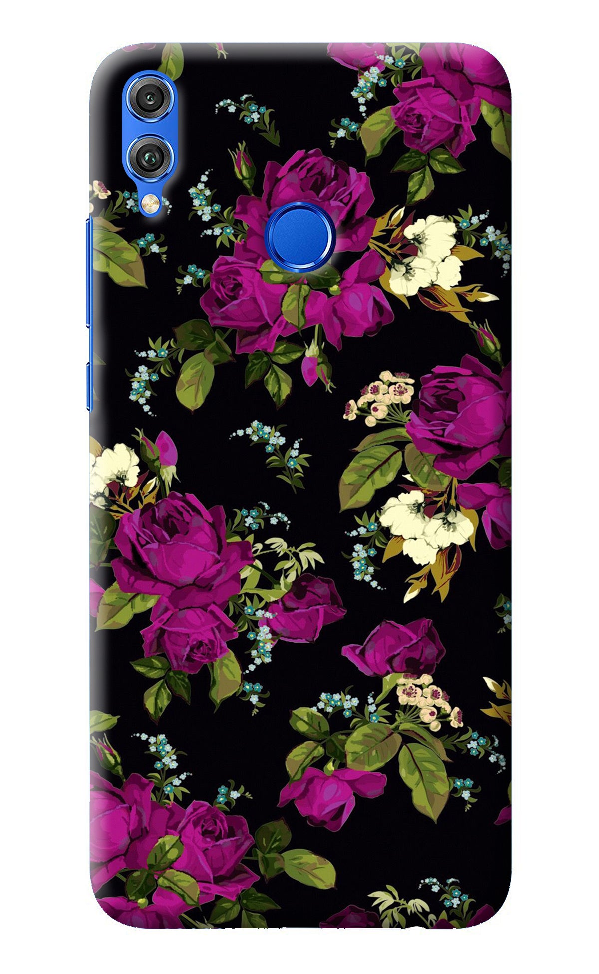 Flowers Honor 8X Back Cover