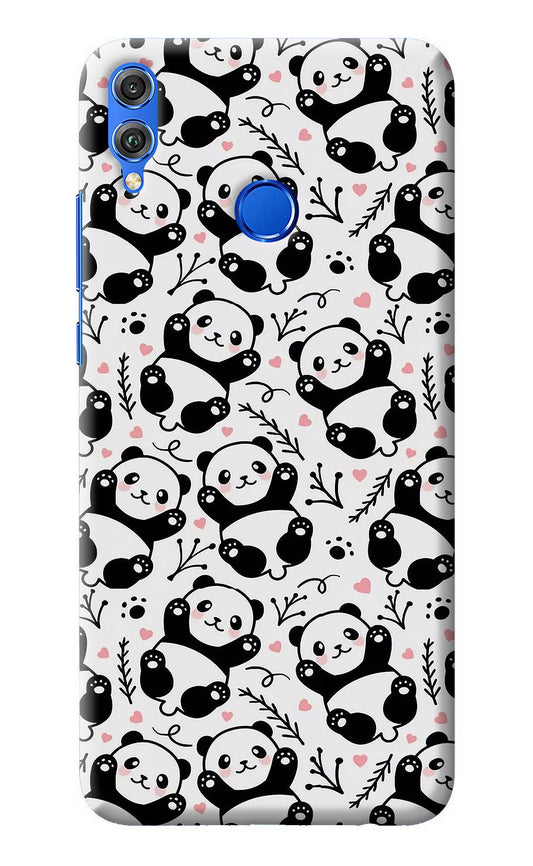 Cute Panda Honor 8X Back Cover