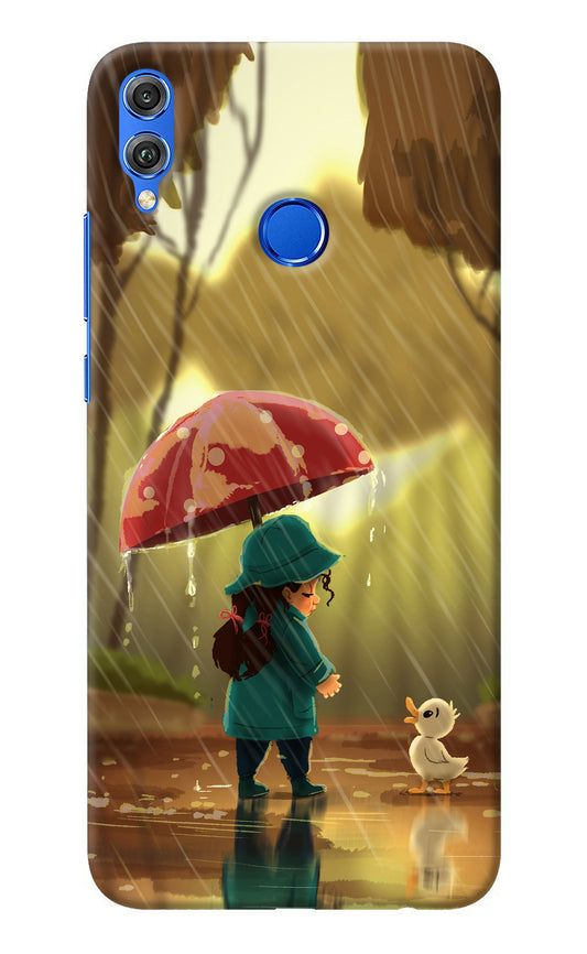 Rainy Day Honor 8X Back Cover