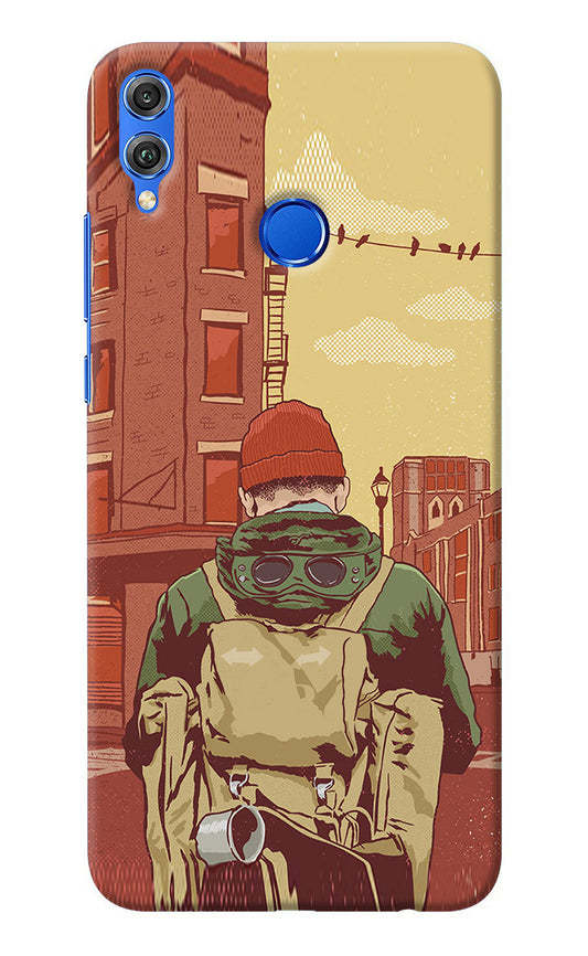 Adventurous Honor 8X Back Cover