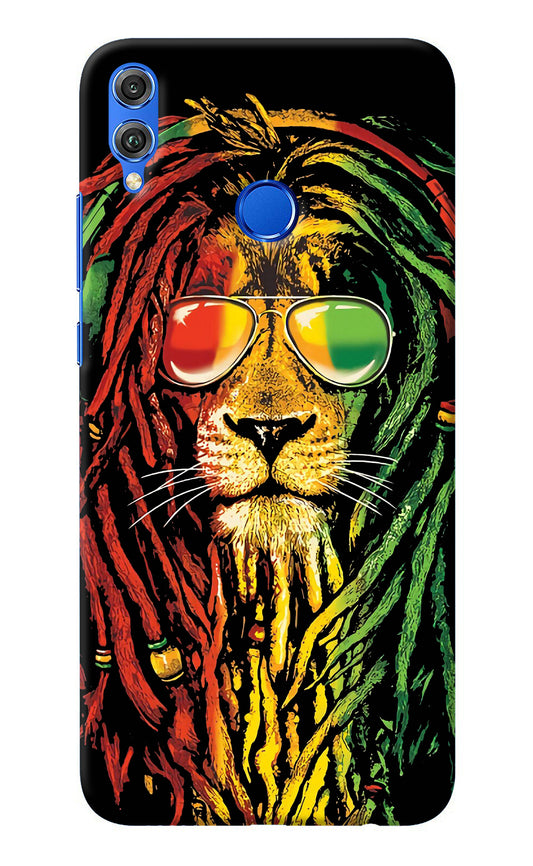 Rasta Lion Honor 8X Back Cover