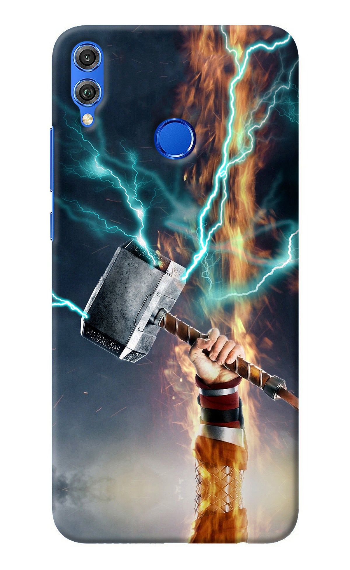 Thor Hammer Mjolnir Honor 8X Back Cover