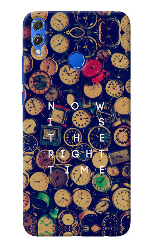 Now is the Right Time Quote Honor 8X Back Cover