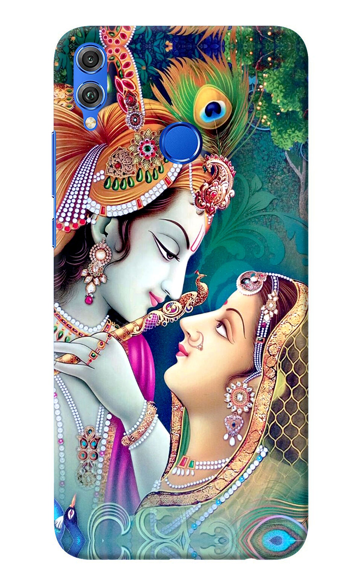 Lord Radha Krishna Honor 8X Back Cover