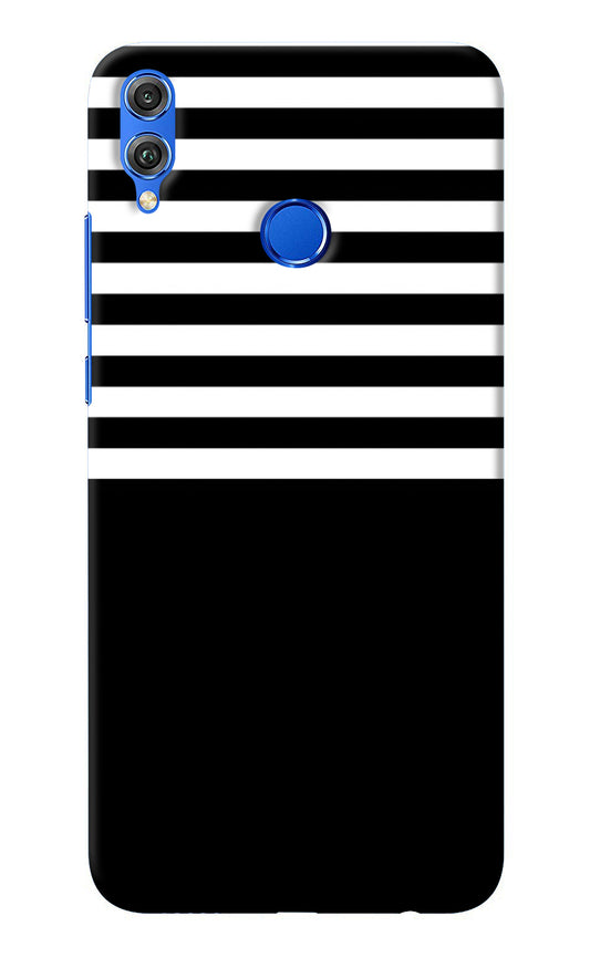 Black and White Print Honor 8X Back Cover
