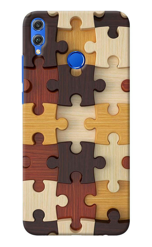 Wooden Puzzle Honor 8X Back Cover