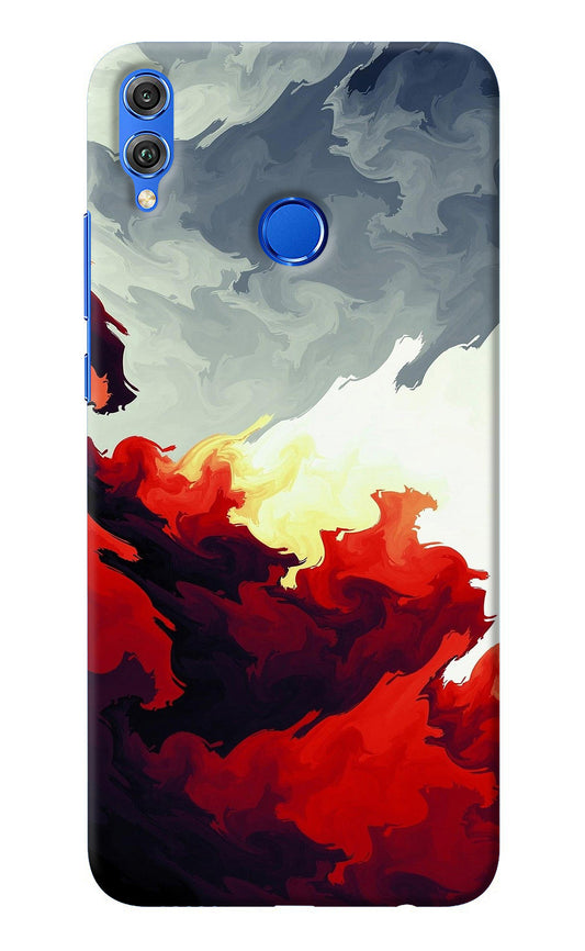 Fire Cloud Honor 8X Back Cover
