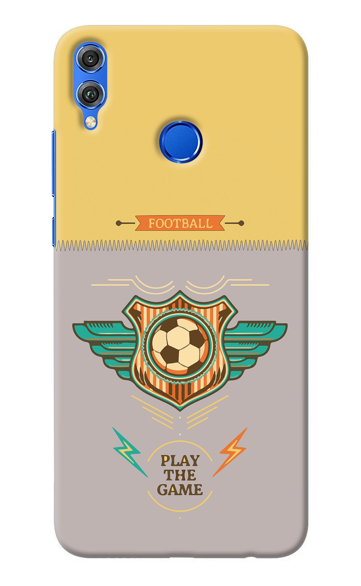 Football Honor 8X Back Cover