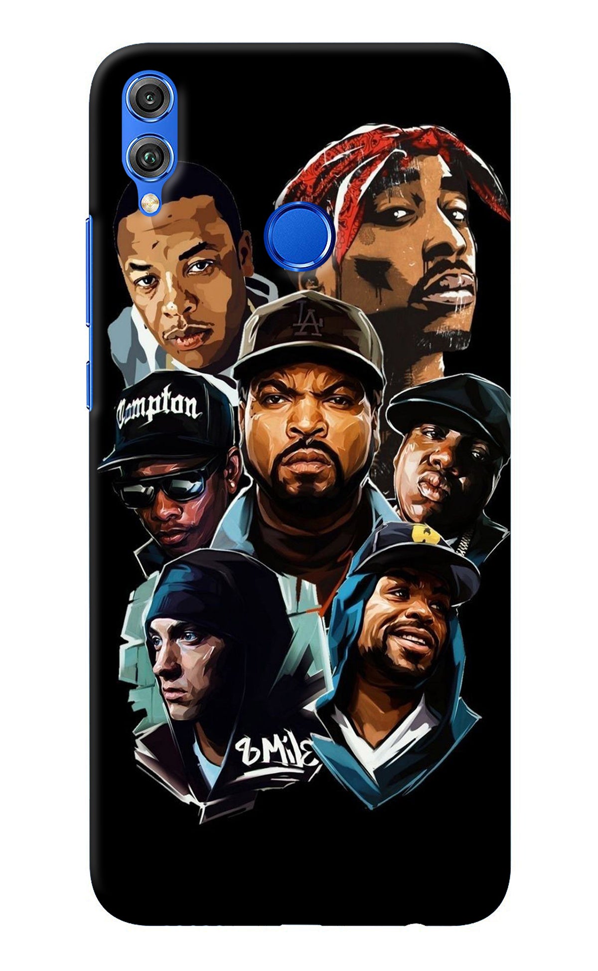 Rappers Honor 8X Back Cover