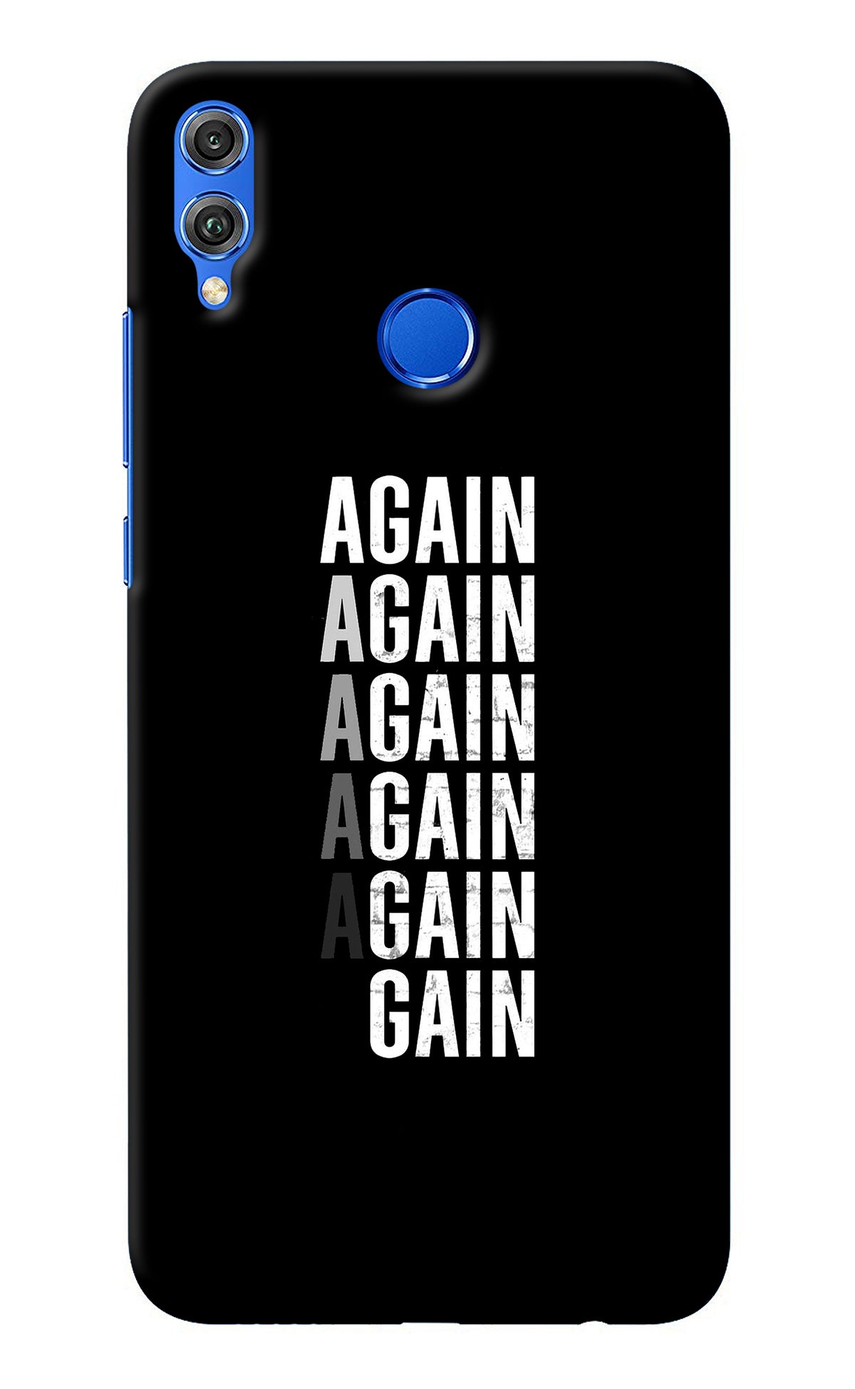 Again Again Gain Honor 8X Back Cover