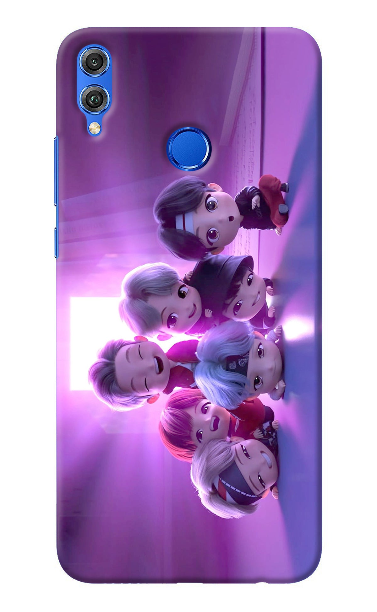 BTS Chibi Honor 8X Back Cover