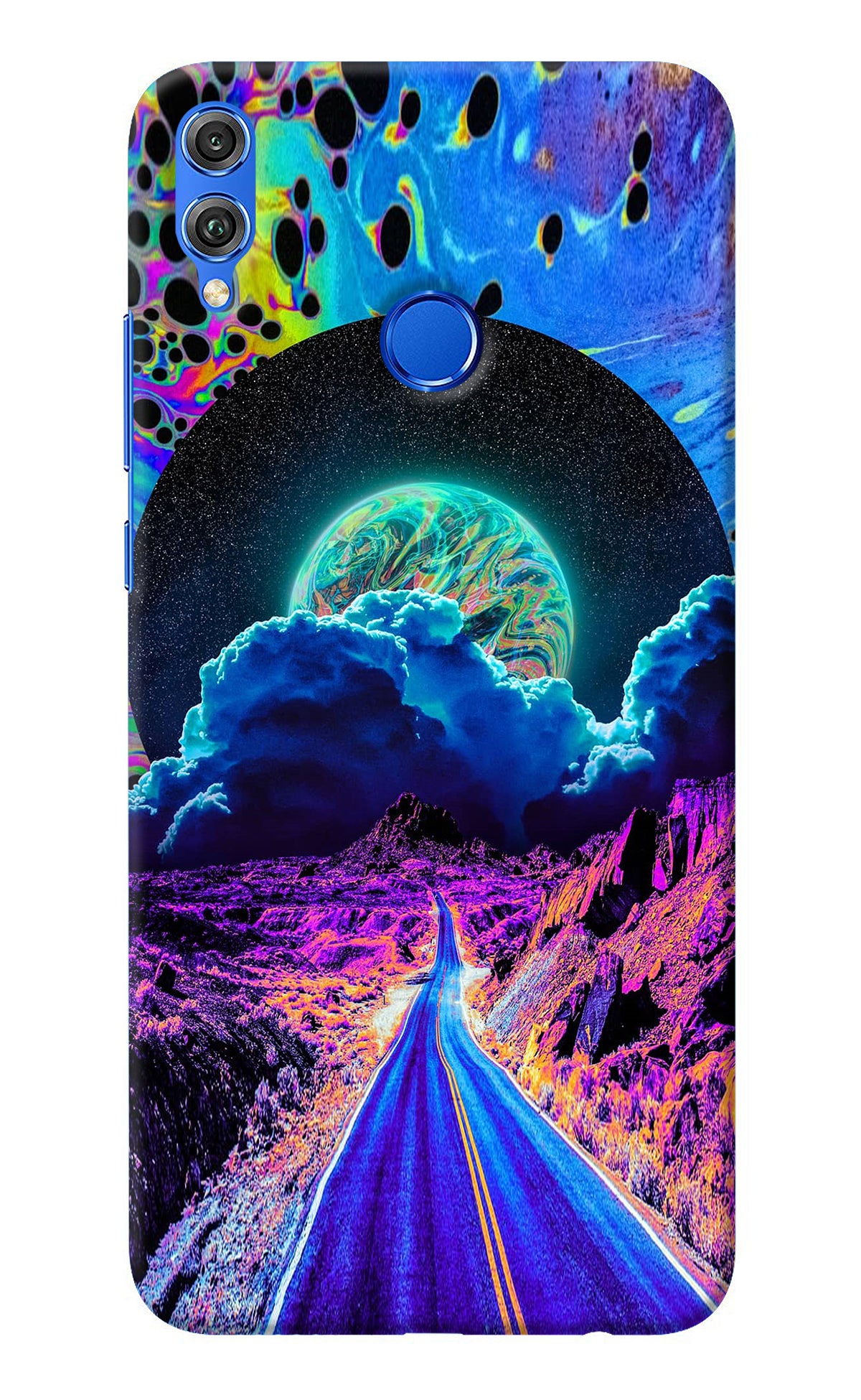 Psychedelic Painting Honor 8X Back Cover