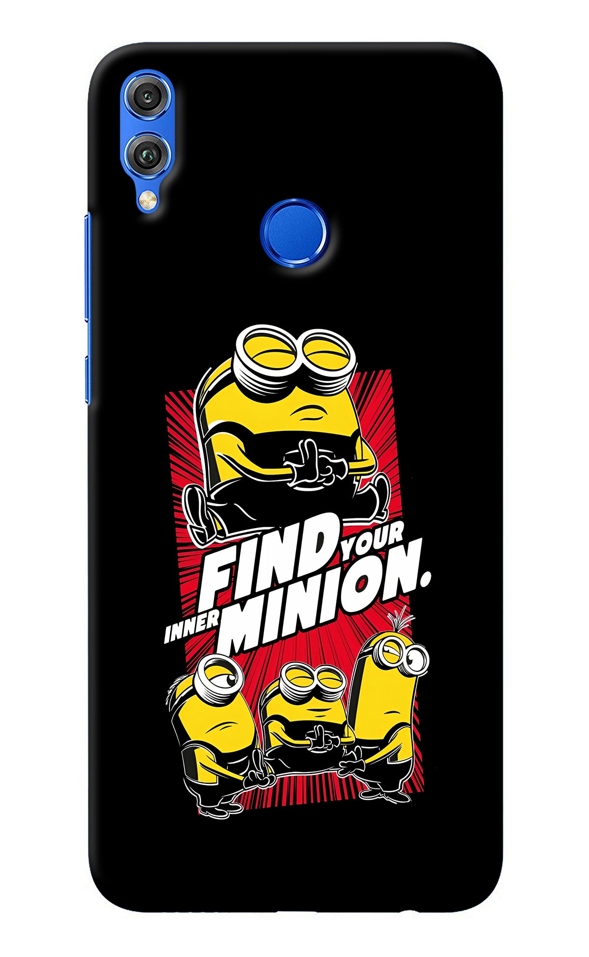 Find your inner Minion Honor 8X Back Cover