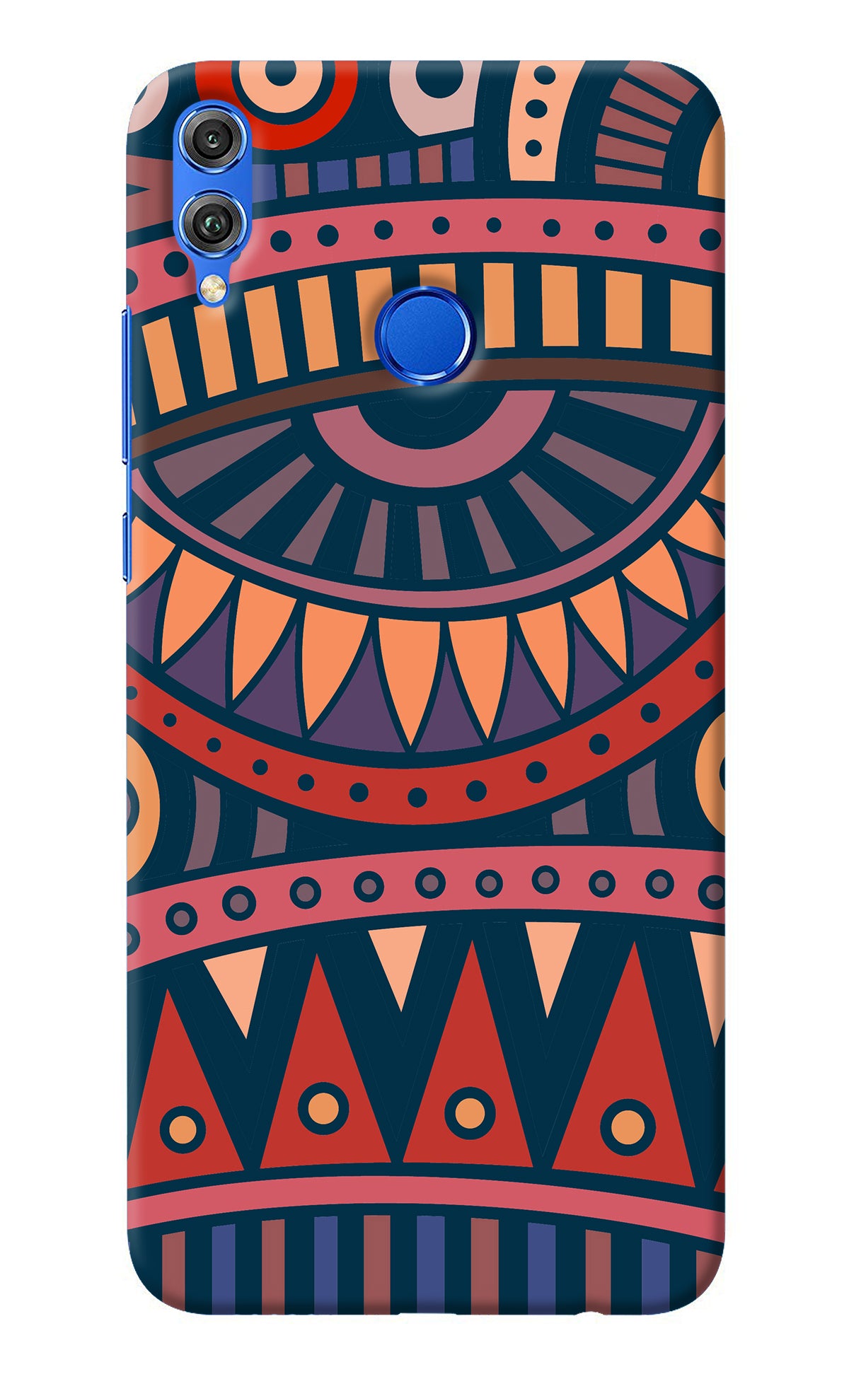 African Culture Design Honor 8X Back Cover