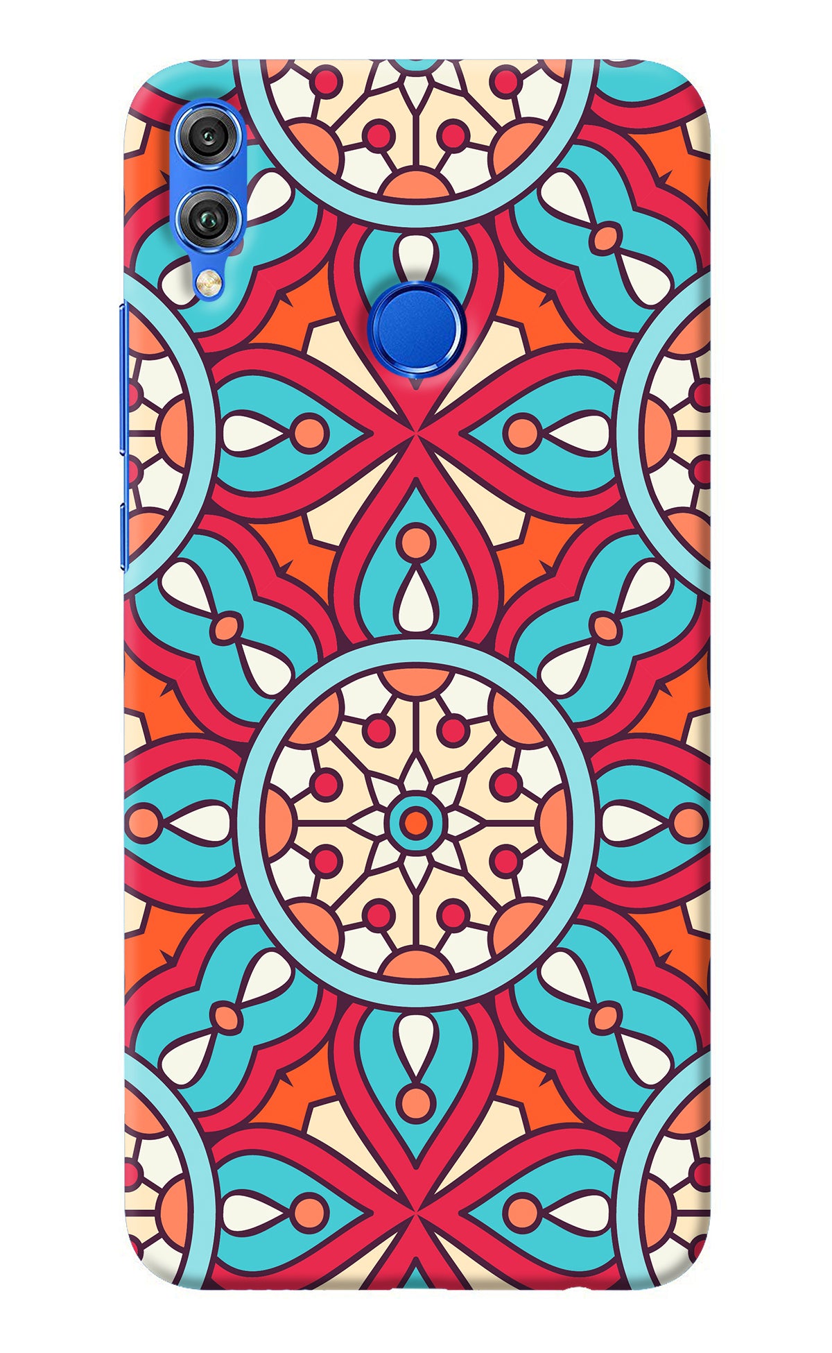 Mandala Geometric Honor 8X Back Cover