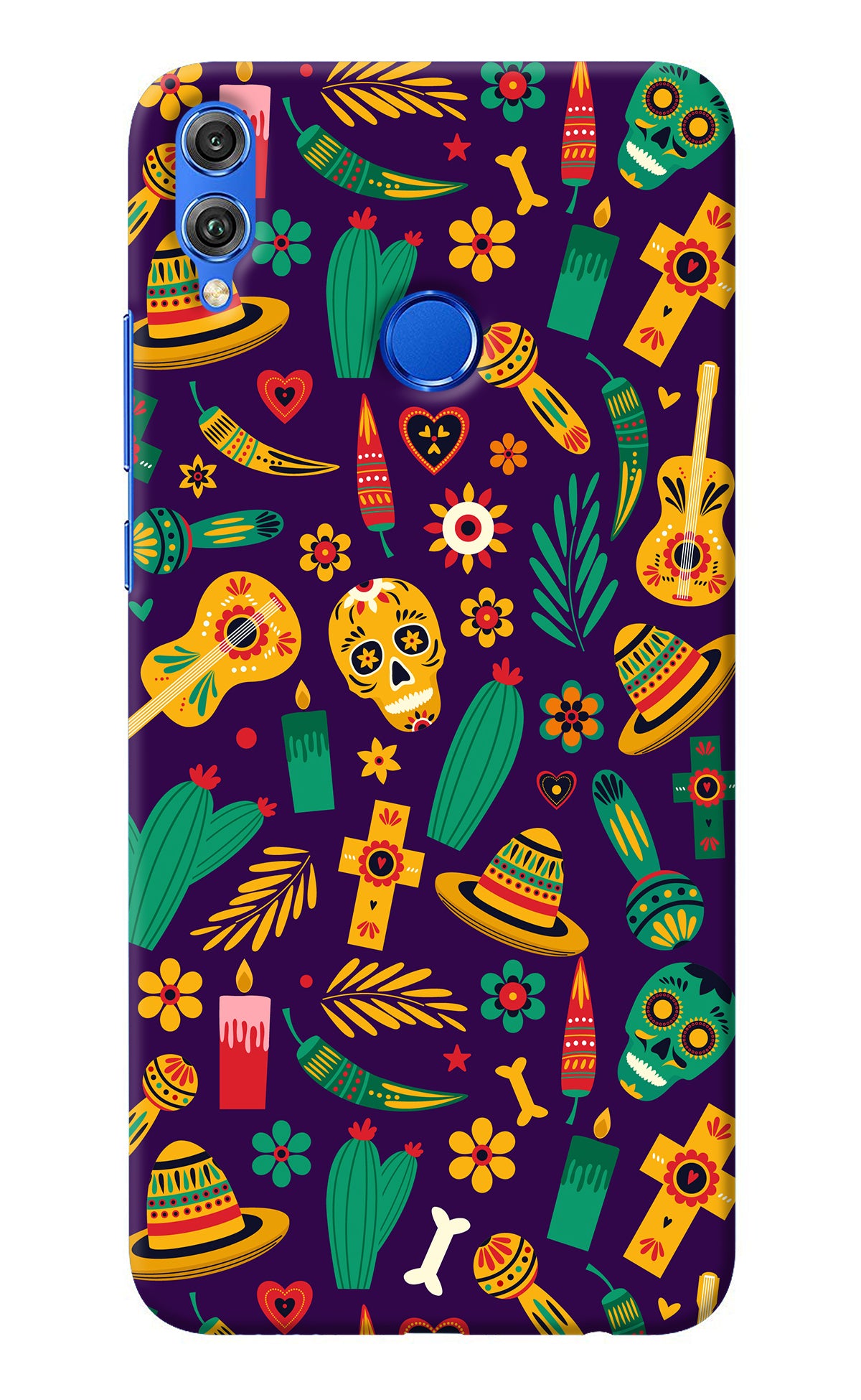 Mexican Artwork Honor 8X Back Cover