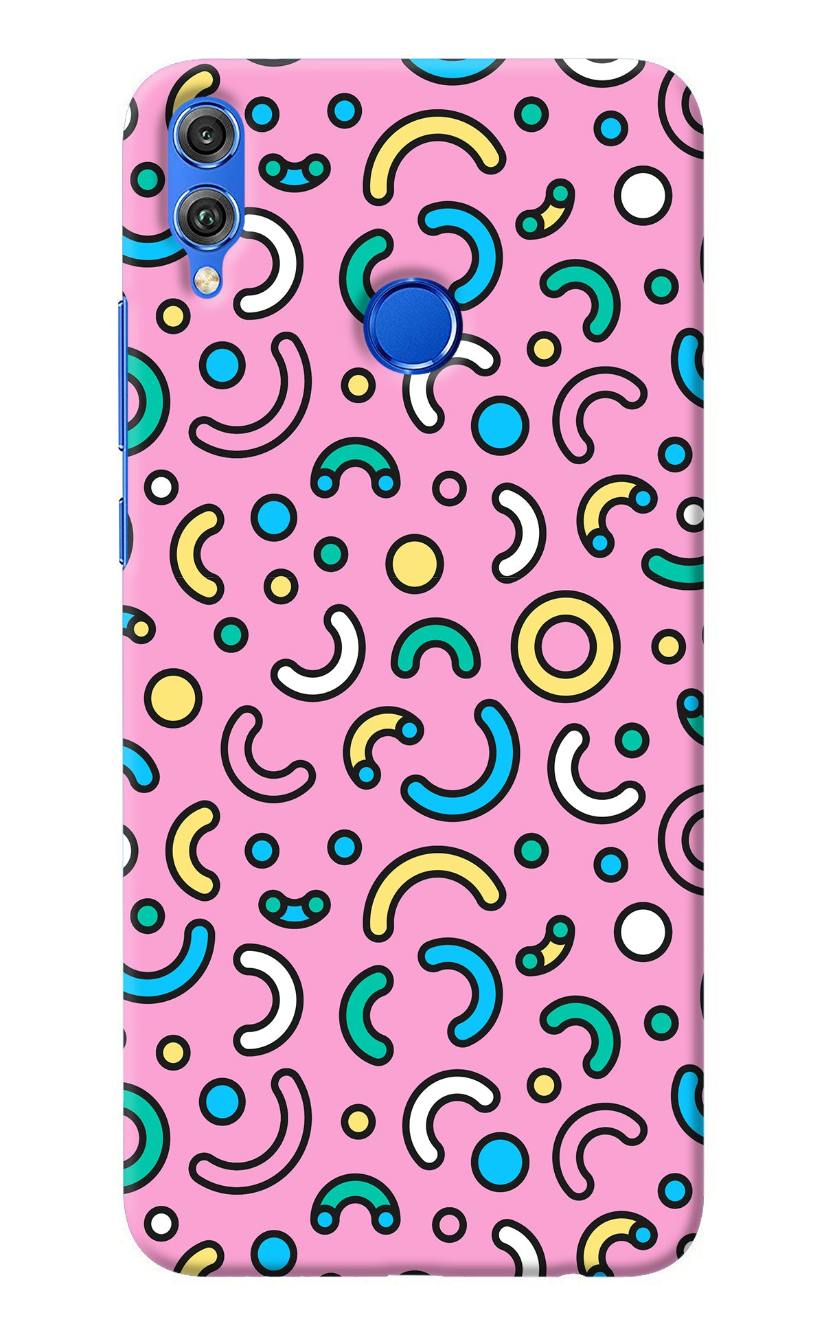 Memphis Design Honor 8X Back Cover