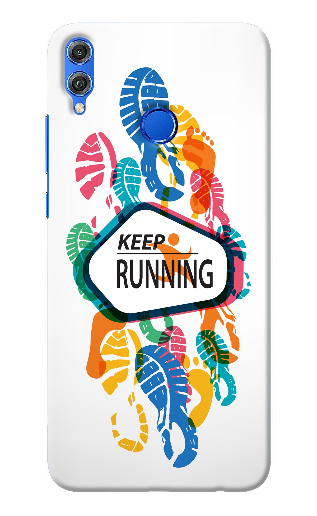 Keep Running Honor 8X Back Cover
