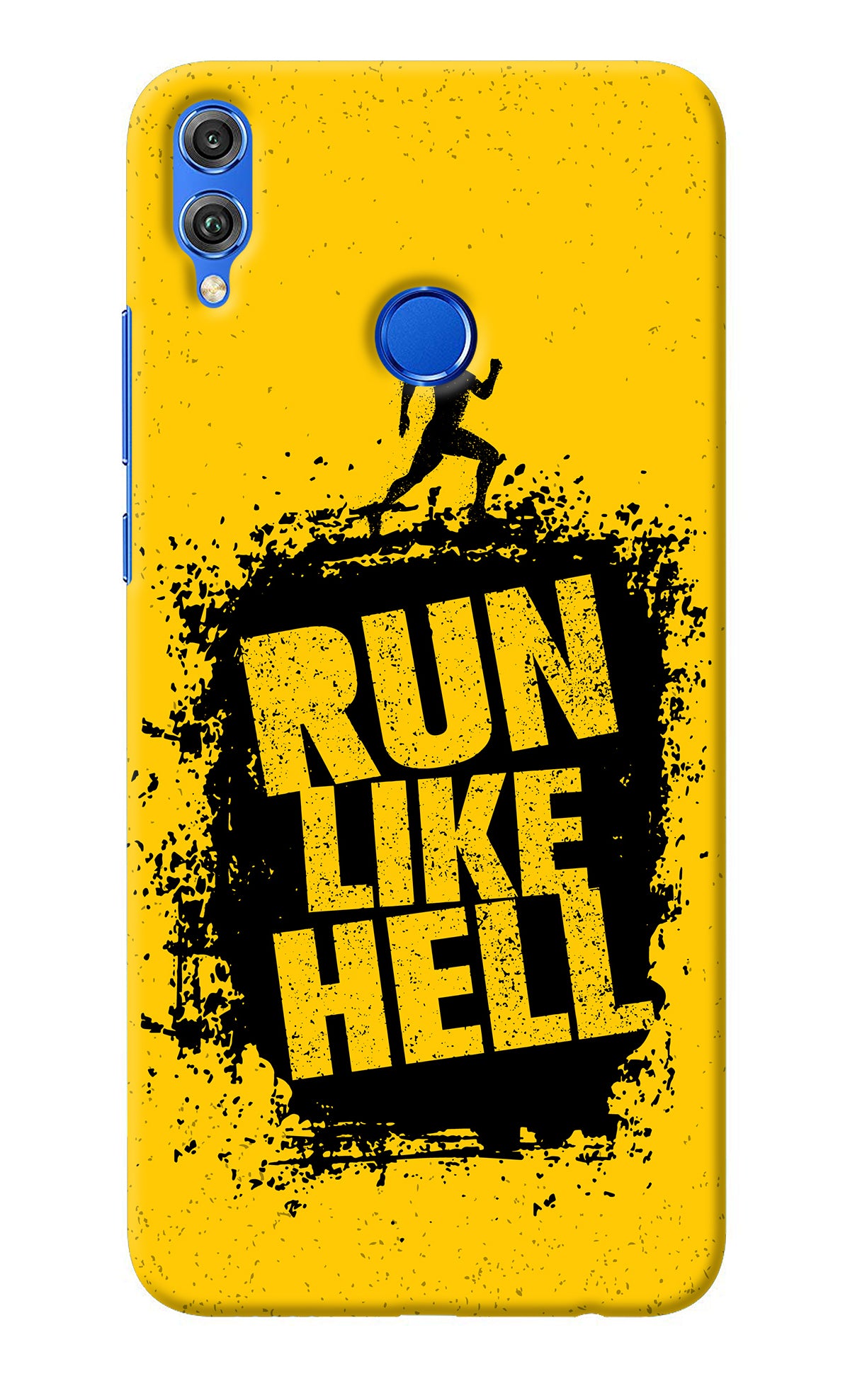 Run Like Hell Honor 8X Back Cover