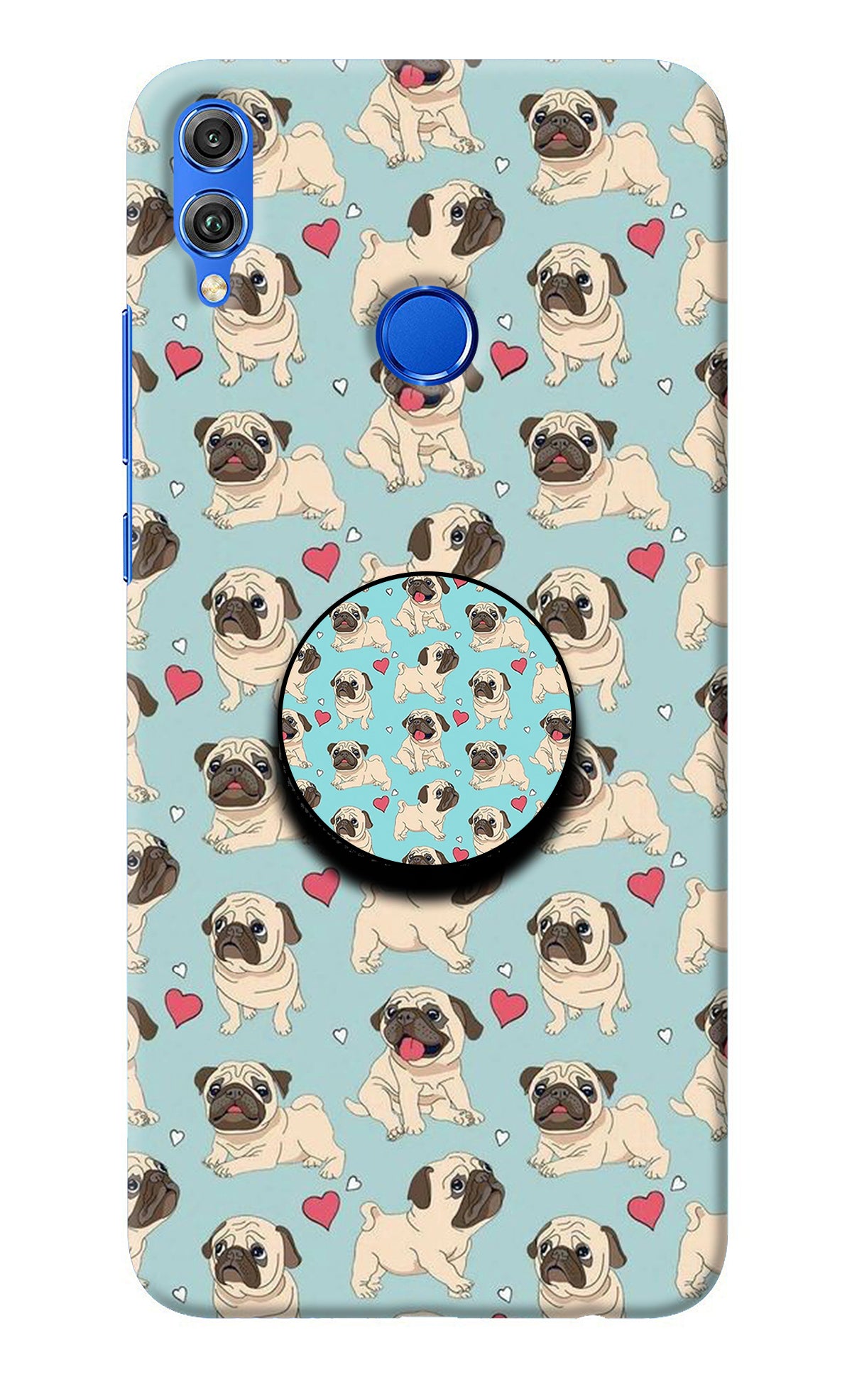 Pug Dog Honor 8X Pop Case