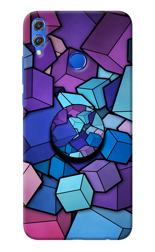 Cubic Abstract Honor 8X Pop Case