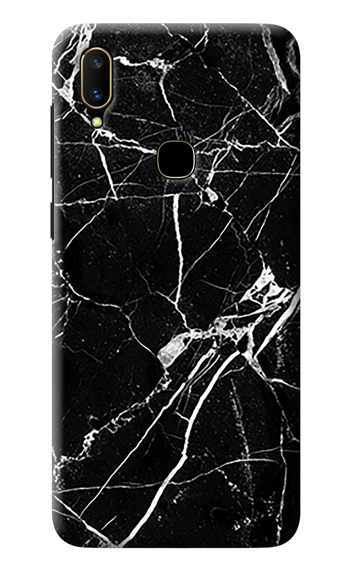 Black Marble Pattern Vivo V11 Back Cover