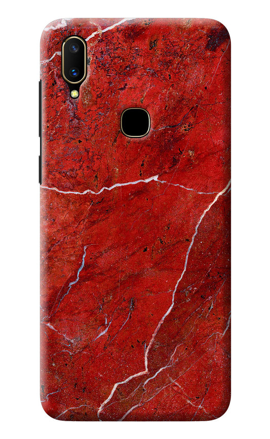Red Marble Design Vivo V11 Back Cover