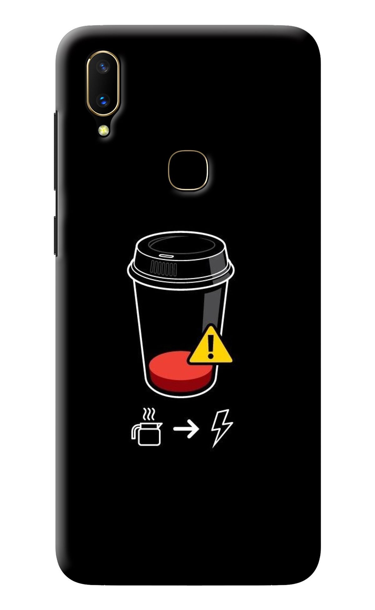 Coffee Vivo V11 Back Cover