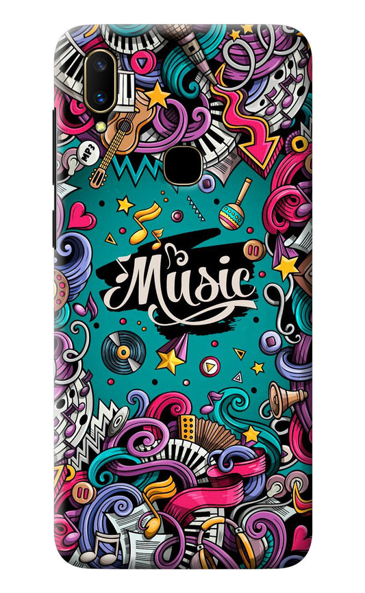 Music Graffiti Vivo V11 Back Cover