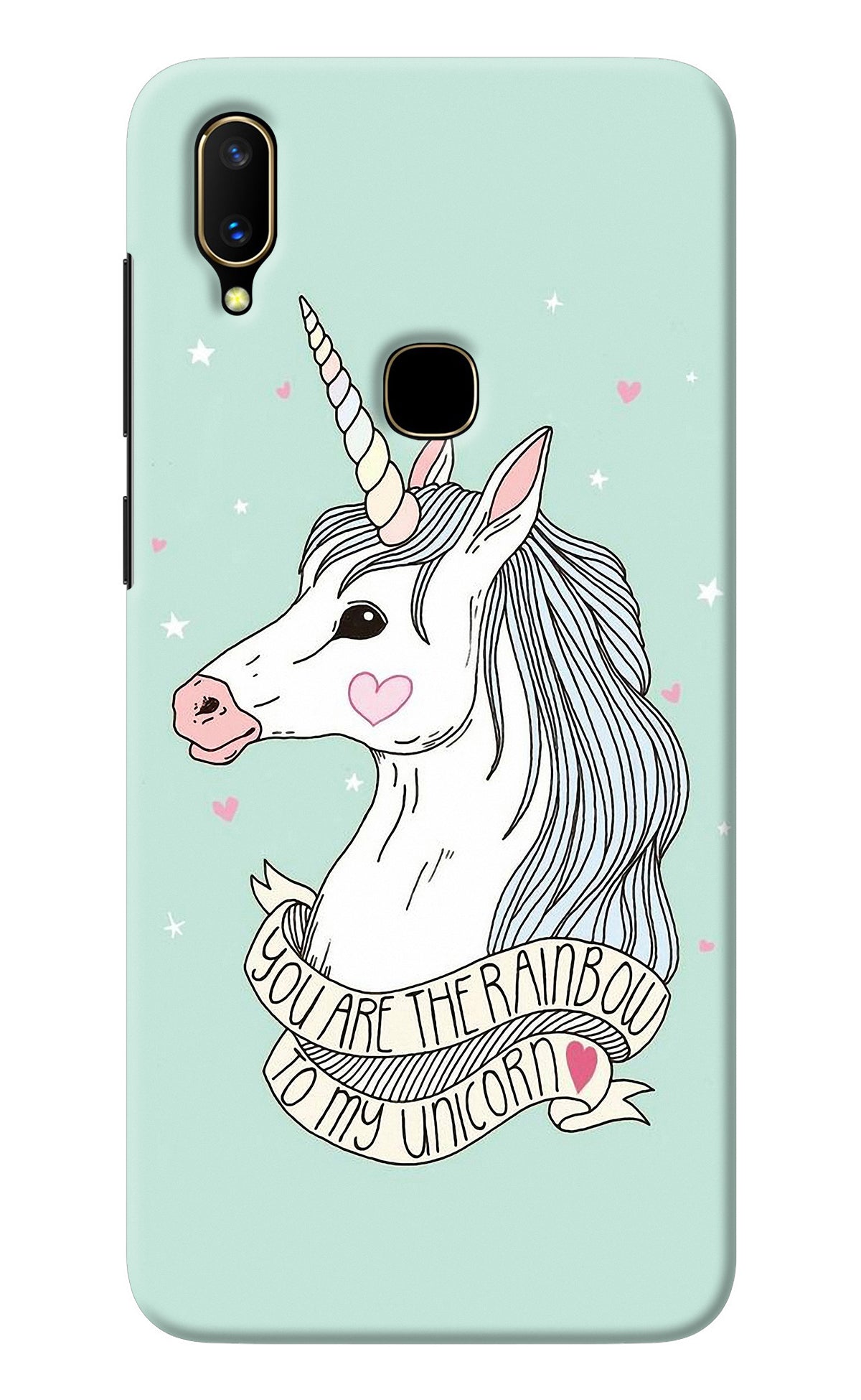 Unicorn Wallpaper Vivo V11 Back Cover