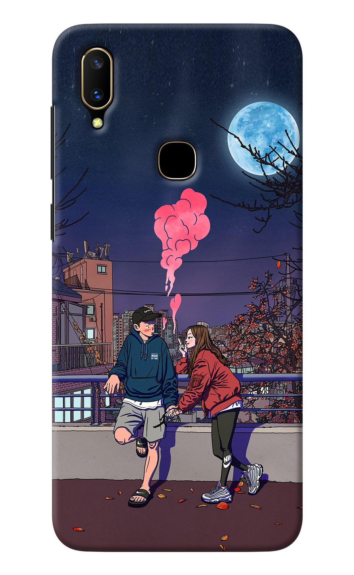 Chilling Couple Vivo V11 Back Cover