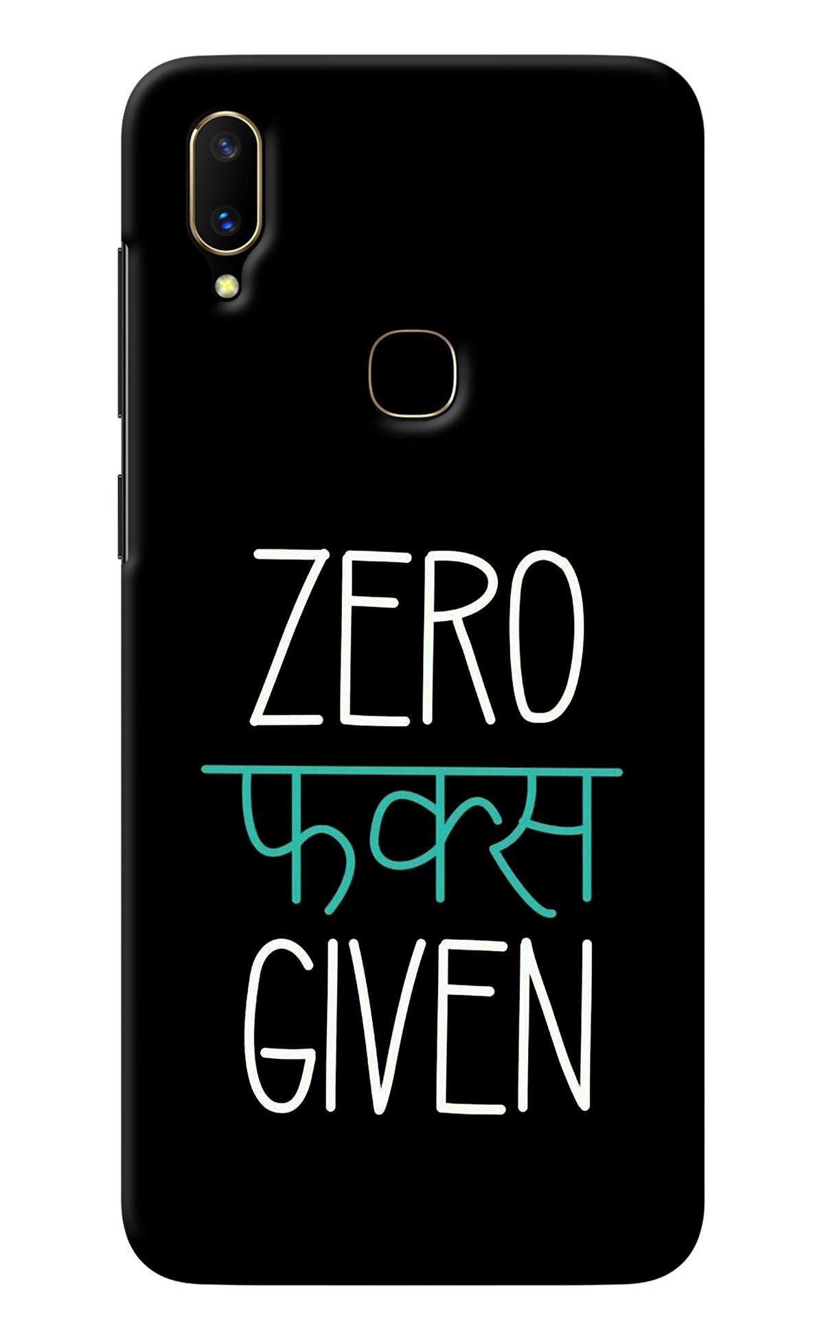 Zero Fucks Given Vivo V11 Back Cover