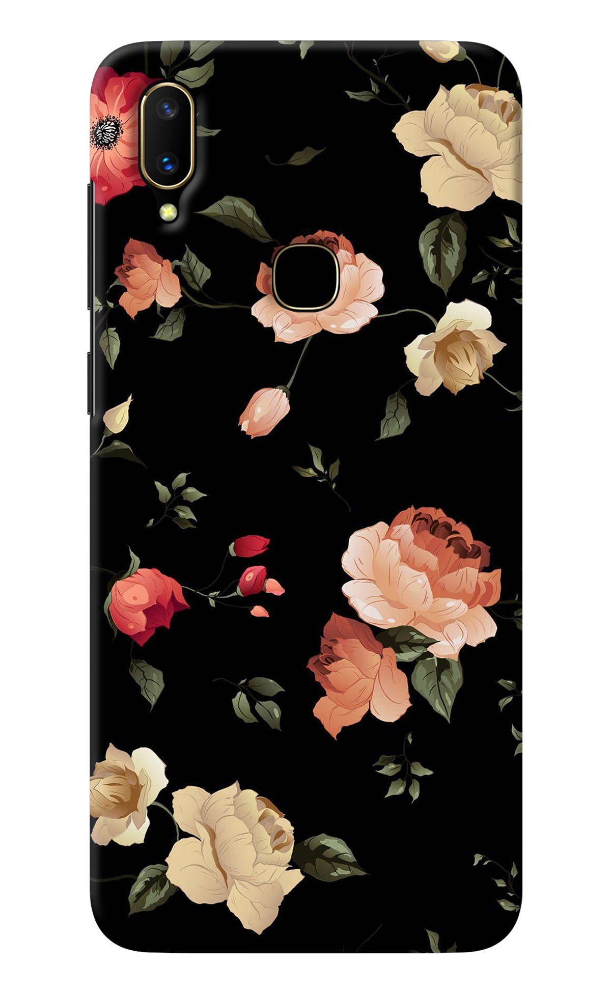 Flowers Vivo V11 Back Cover