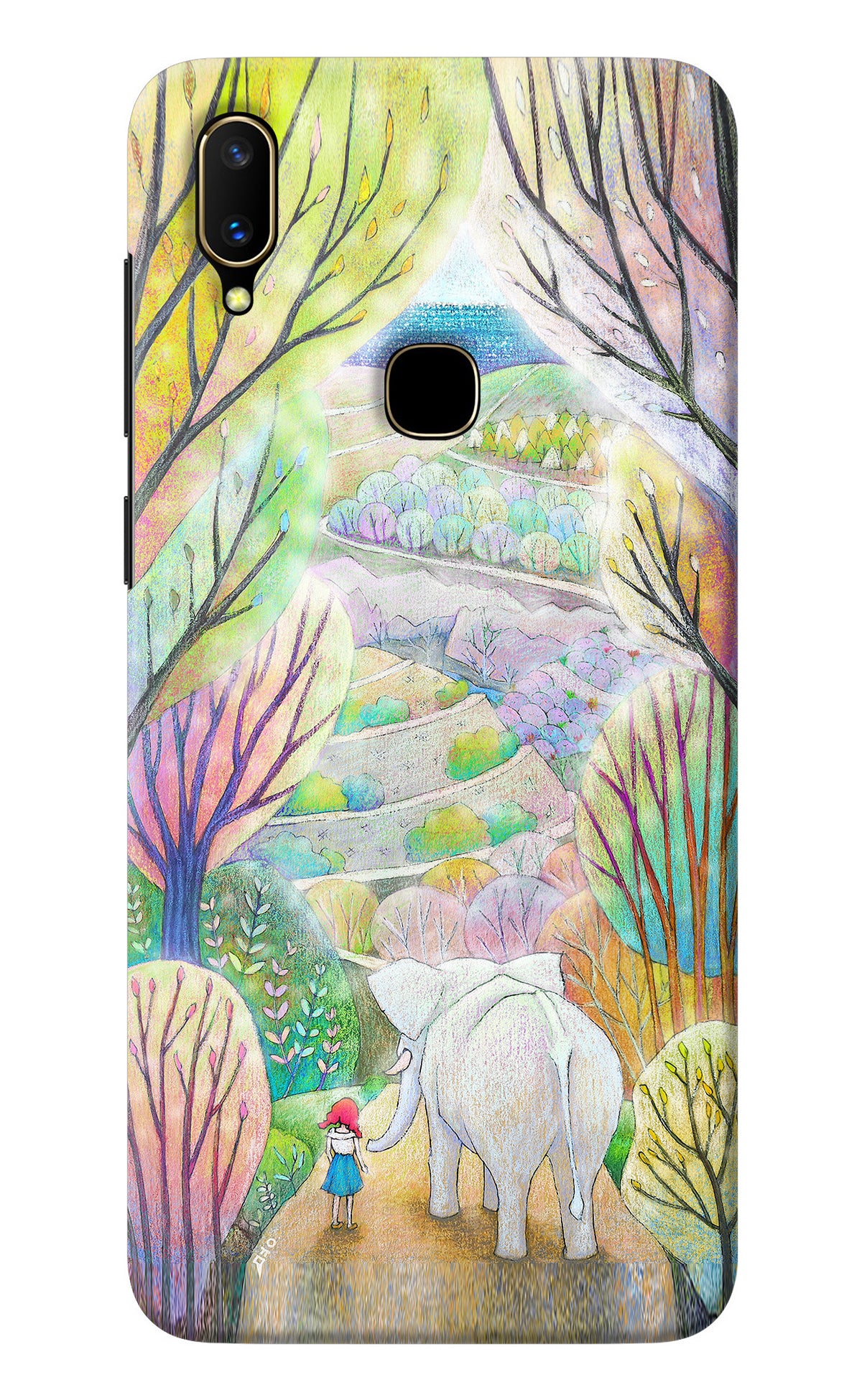 Nature Painting Vivo V11 Back Cover