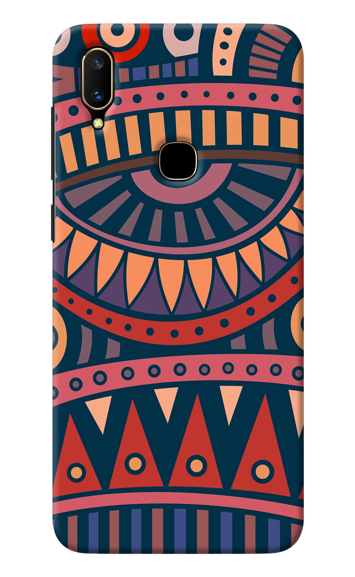 African Culture Design Vivo V11 Back Cover