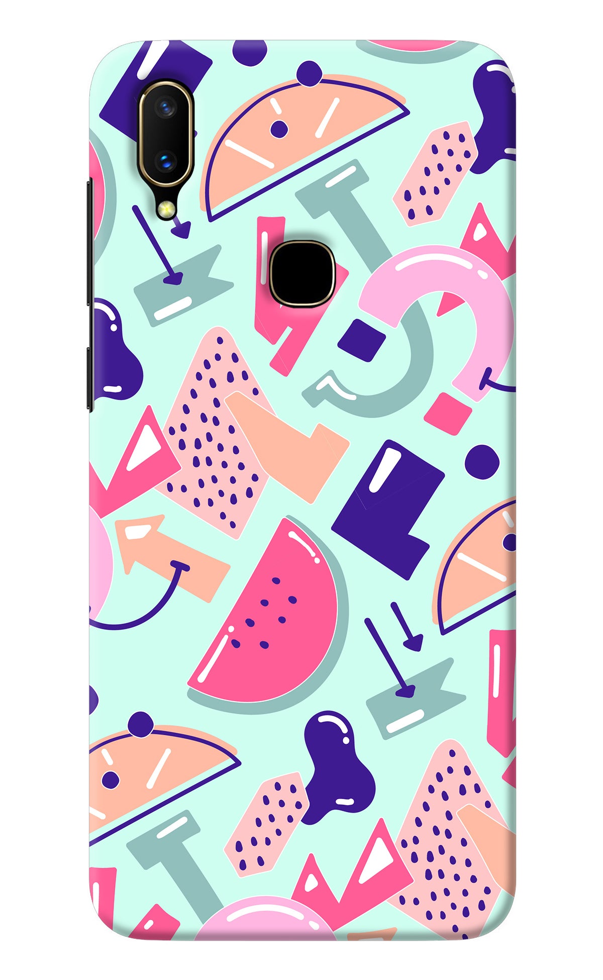 Doodle Pattern Vivo V11 Back Cover