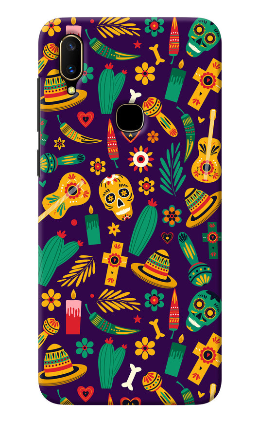 Mexican Artwork Vivo V11 Back Cover