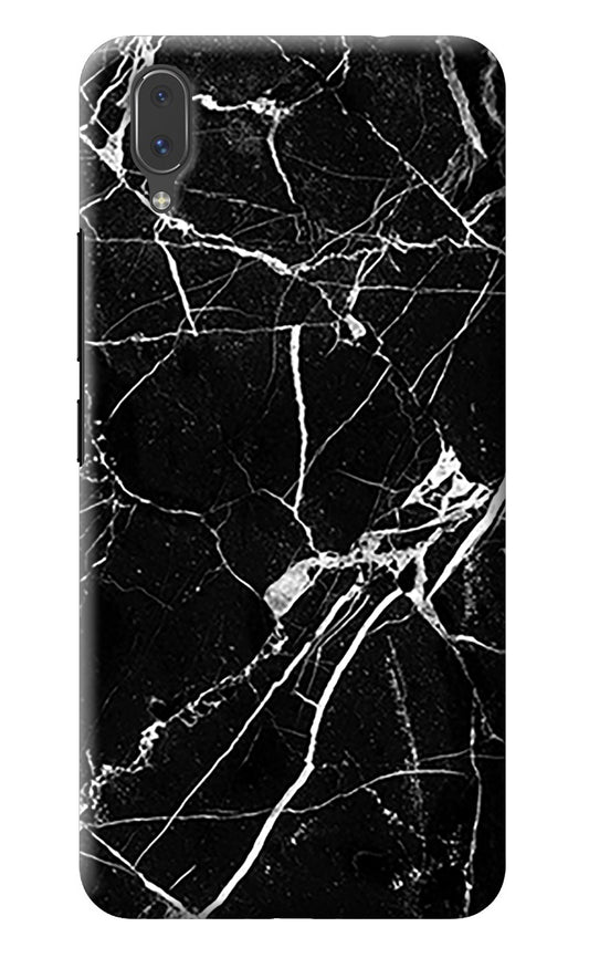 Black Marble Pattern Vivo X21 Back Cover