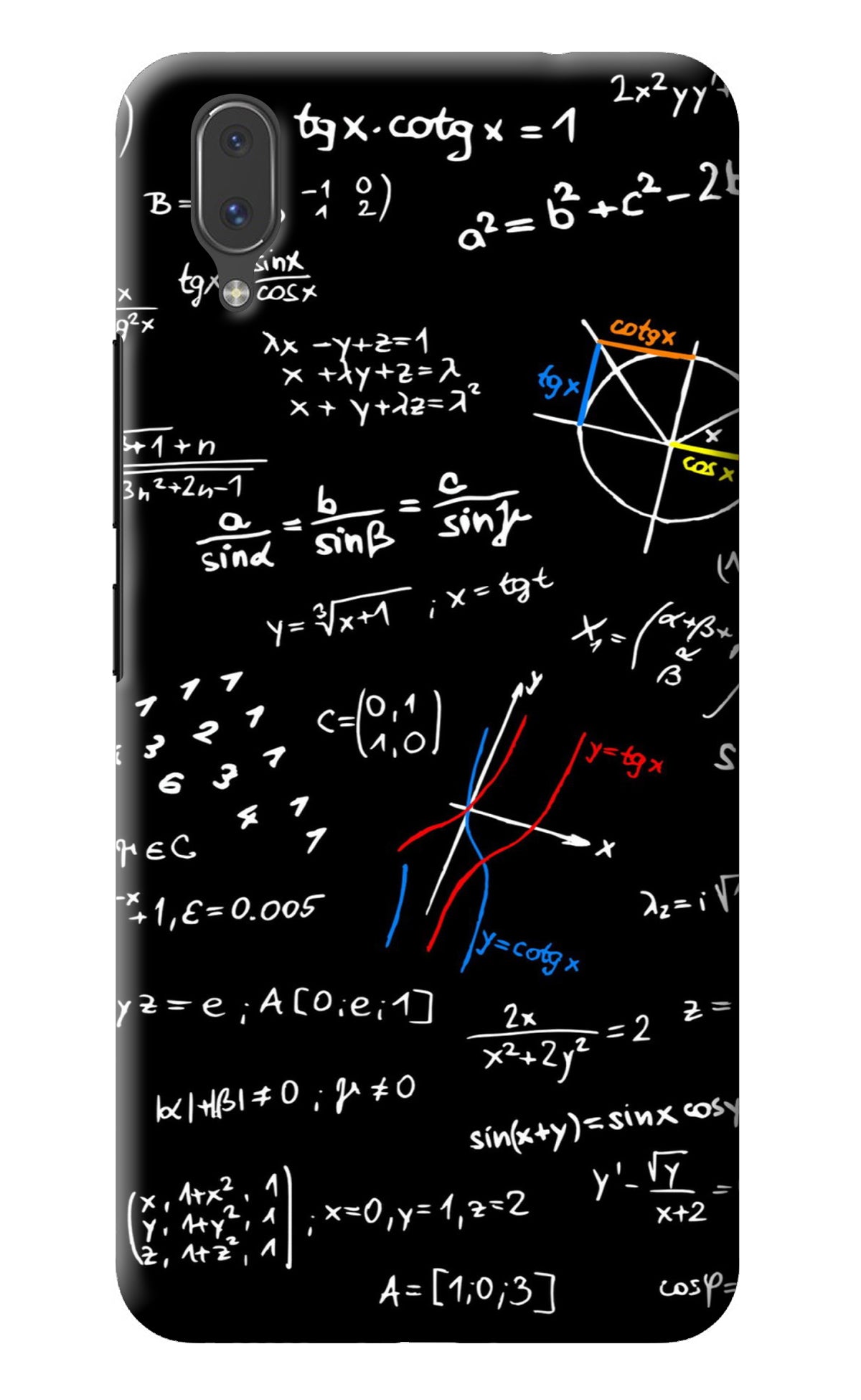 Mathematics Formula Vivo X21 Back Cover