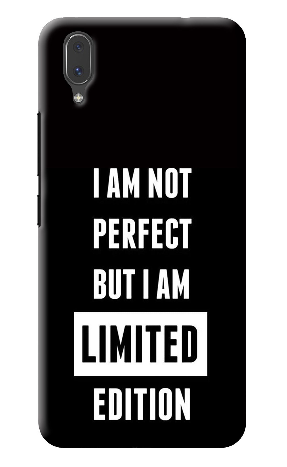 I Am Not Perfect But I Am Limited Edition Vivo X21 Back Cover