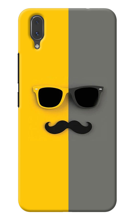 Sunglasses with Mustache Vivo X21 Back Cover