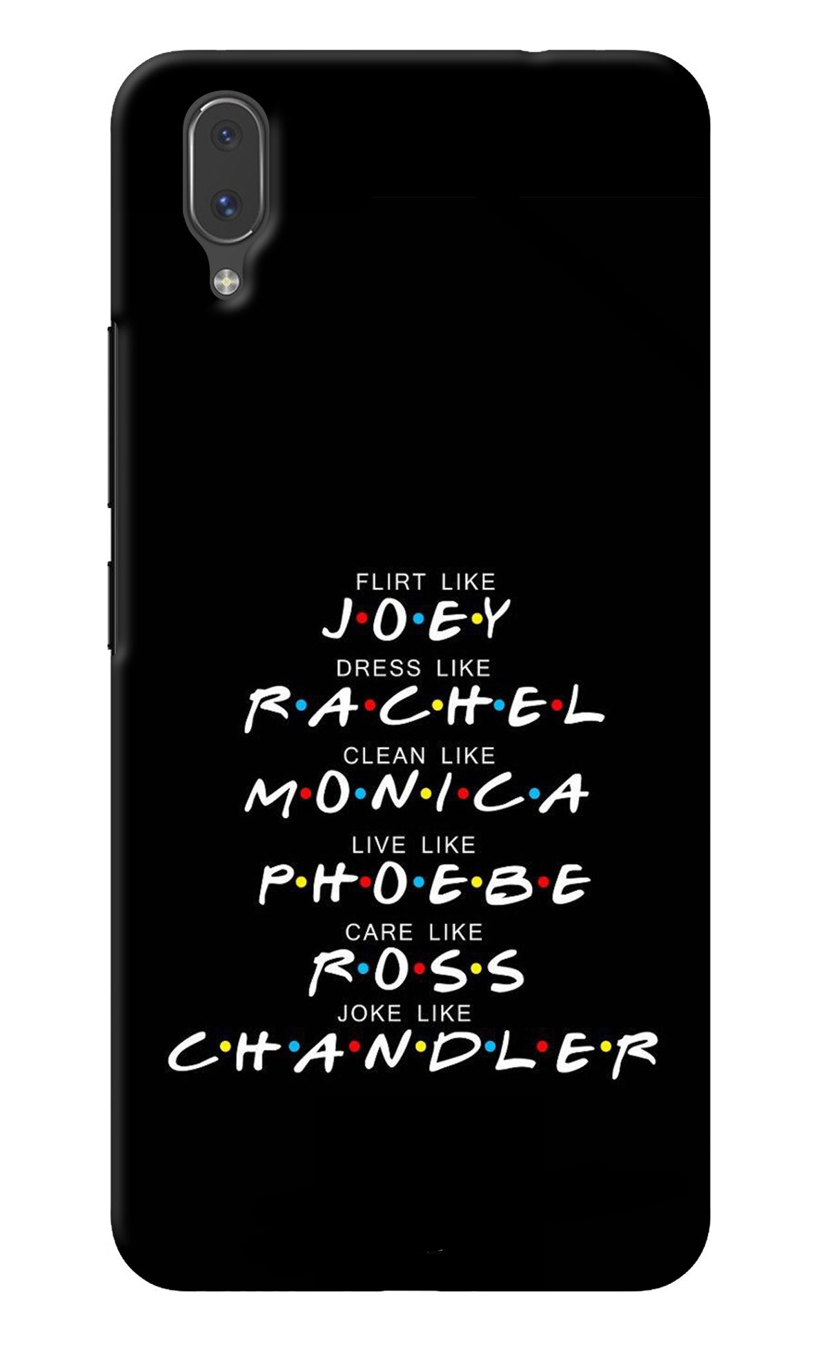 FRIENDS Character Vivo X21 Back Cover