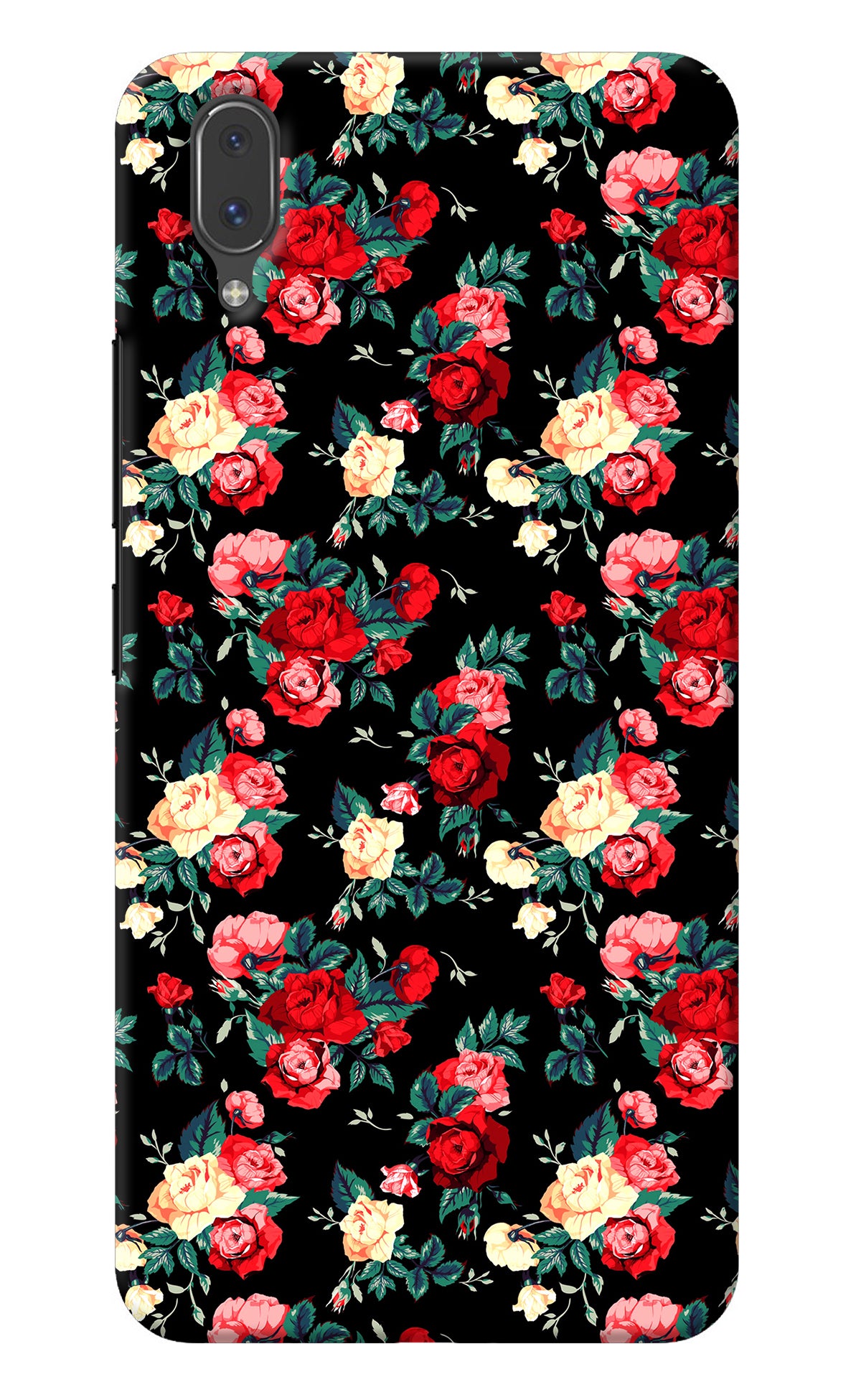 Rose Pattern Vivo X21 Back Cover